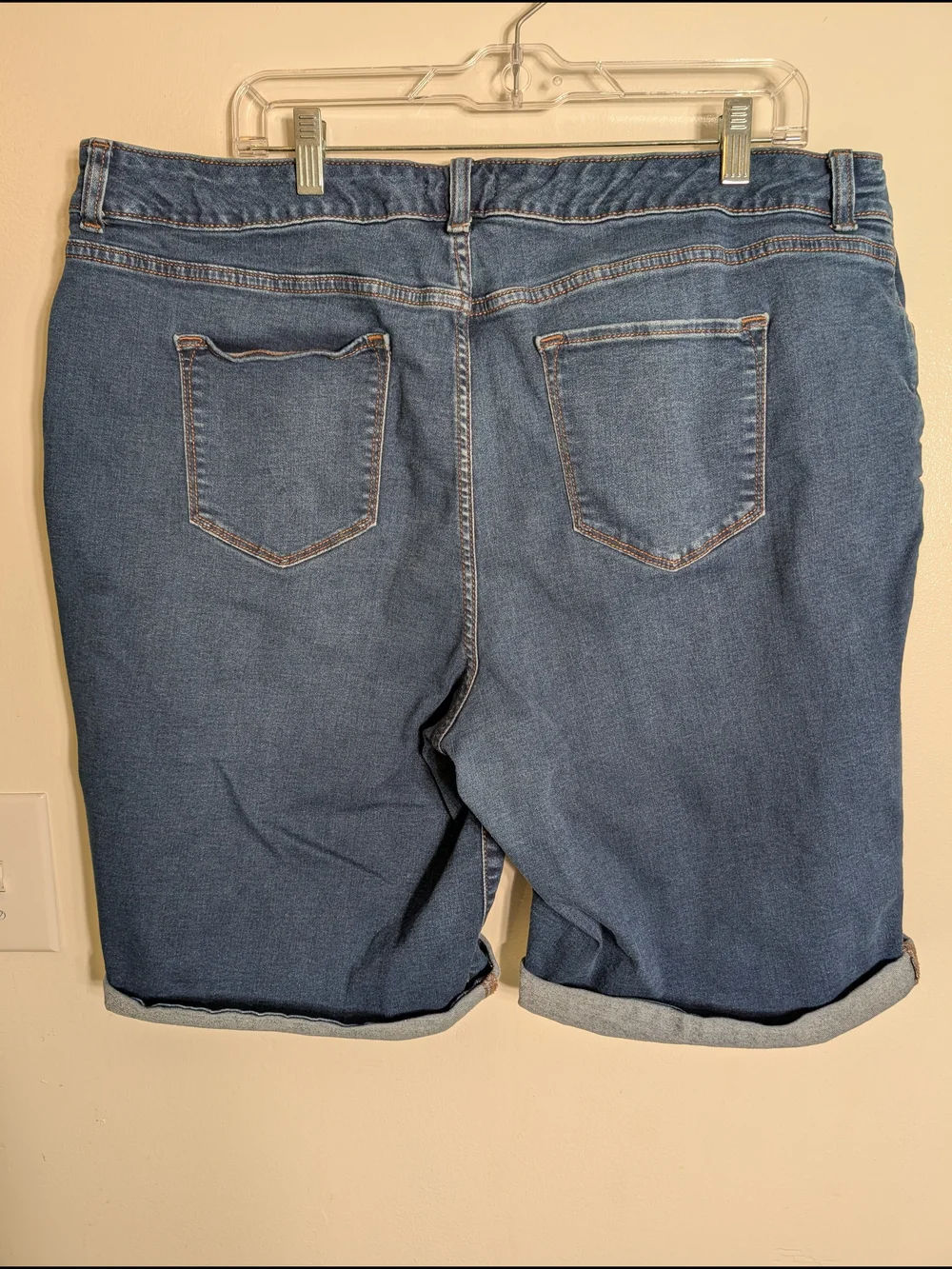croft & barrow Dark Blue Denim Jean Shorts